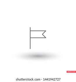 Vector icon флаг 10 EPS . Lorem Ipsum Illustration design