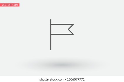 Vector icon флаг 10 EPS . Lorem Ipsum Illustration design
