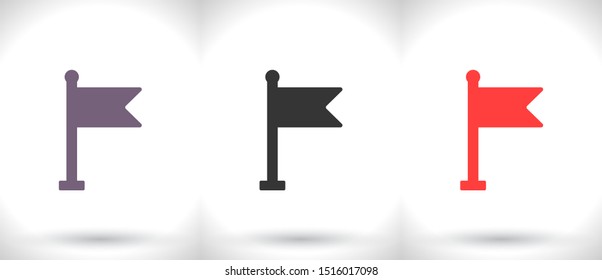 Vector icon флаг 10 EPS . Lorem Ipsum Illustration design
