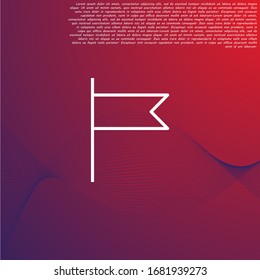 Vector icon флаг 10 EPS . Lorem Ipsum Illustration design