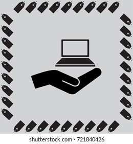 Ð¡omputer vector icon