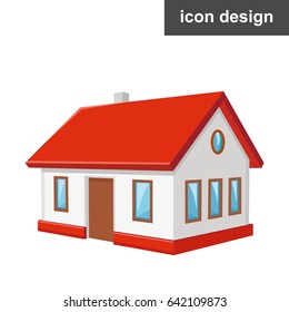 Vector Icon 3d Isometric House