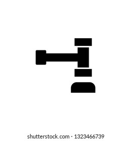 an vector icon about auction glyph