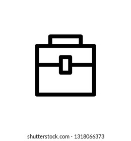 an vector icon about briefcase outline