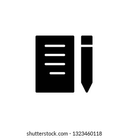 an vector icon about pen glyph