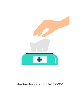 Vector icon about prevention virus 