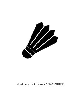 an vector icon about shuttlecock glyph