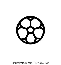 an vector icon about soccer ball outline