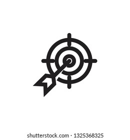 an vector icon about target outline