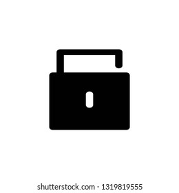 an vector icon about unlocked glyph
