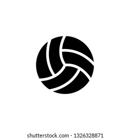 vector icon about volley ball glyph