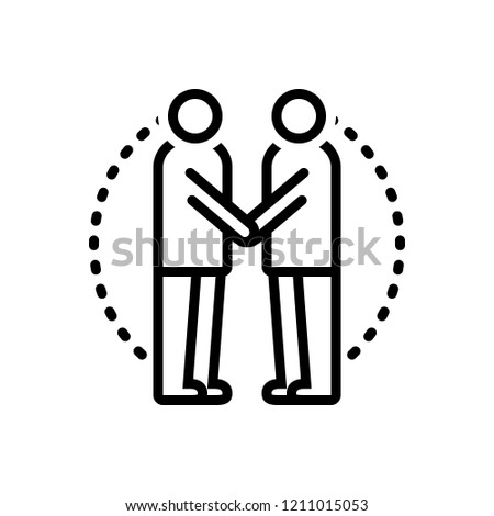 Vector icon for acquiescence 