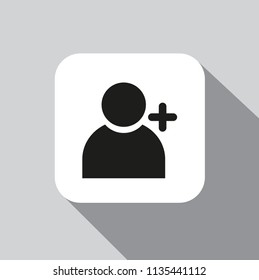 vector icon add people