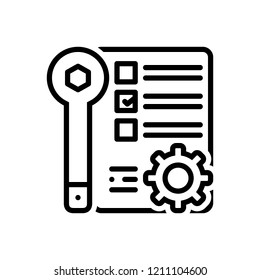 Vector icon for afterservice 