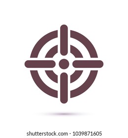 Vector icon aim 10 EPS
