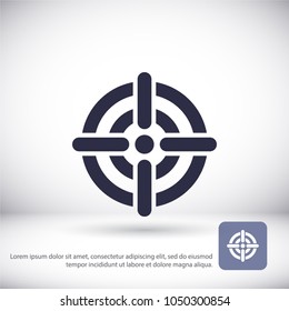 Vector icon aim 10 EPS