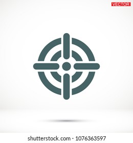 Vector icon aim 10 EPS