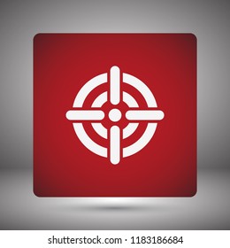 Vector icon aim 10 EPS