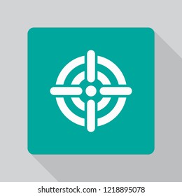 Vector icon aim 10 EPS