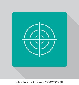 Vector icon aim 10 EPS