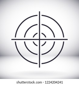 Vector icon aim 10 EPS