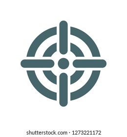 Vector icon aim 10 EPS