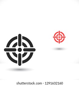 Vector icon aim 10 EPS