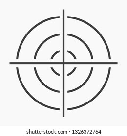 Vector icon aim 10 EPS