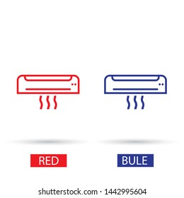 Vector icon air conditioning 10 EPS . Lorem Ipsum Illustration design