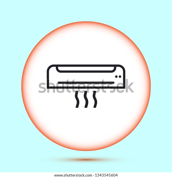 Vector Icon Air Conditioning 10 Eps Stock Vector (Royalty Free ...