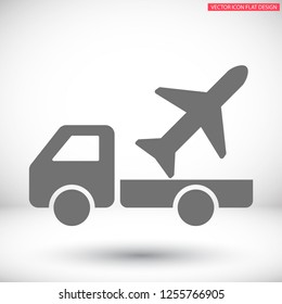 Vector icon airplane 10 EPS