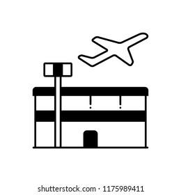 Vector icon for airport
