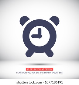 Vector icon alarm clock 10 EPS