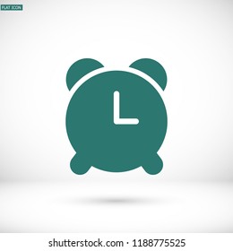 Vector icon alarm clock 10 EPS