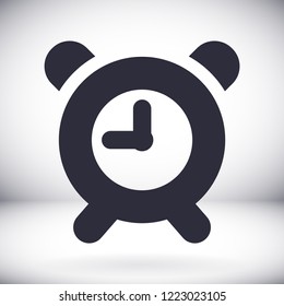 Vector icon alarm clock 10 EPS