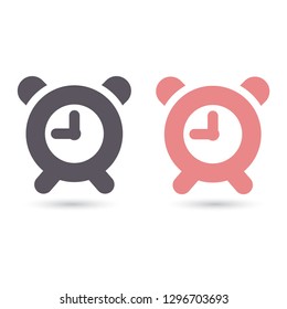 Vector icon alarm clock 10 EPS