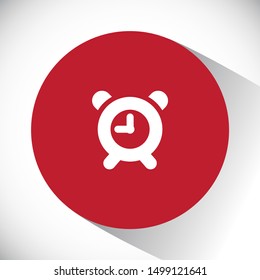Vector icon alarm clock 10 EPS . Lorem Ipsum Illustration design