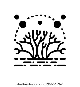 Vector icon for algae