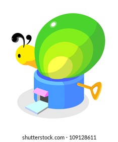 vector icon animal building