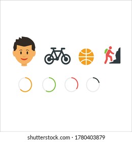 vector icon animation for school and children's media needs