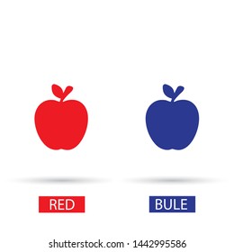 Vector icon Apple 10 EPS . Lorem Ipsum Illustration design