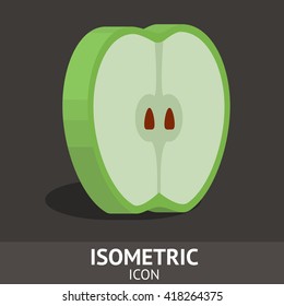 Vector icon apple