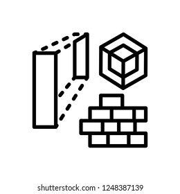 Vector icon for architecture