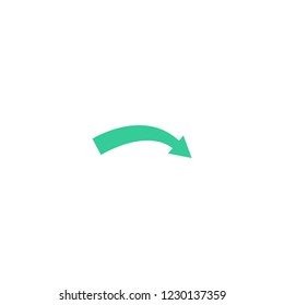 Vector Icon arrow. 10 eps