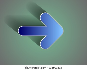 Vector icon arrow
