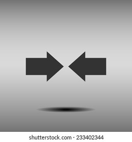 Vector icon arrow