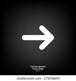 Vector icon arrow