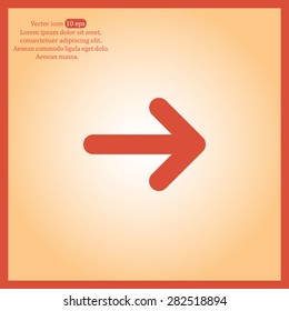 Vector icon arrow