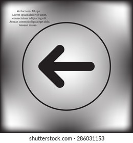 Vector icon arrow