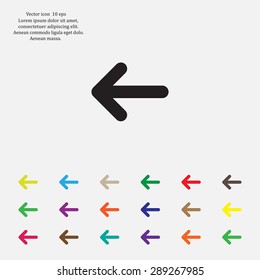 Vector icon arrow